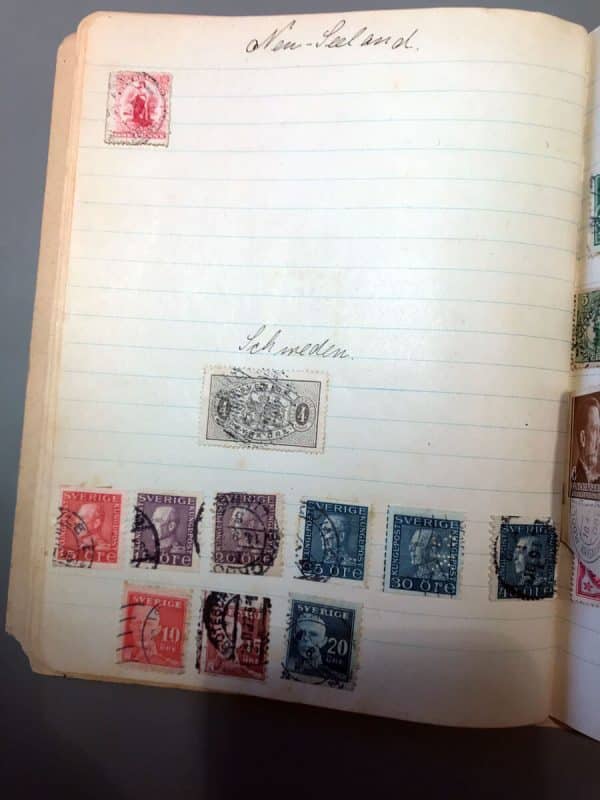 Alte Briefmarken Europa ca 1910 Buch 2