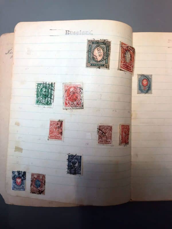Alte Briefmarken Europa ca 1910 Buch 2
