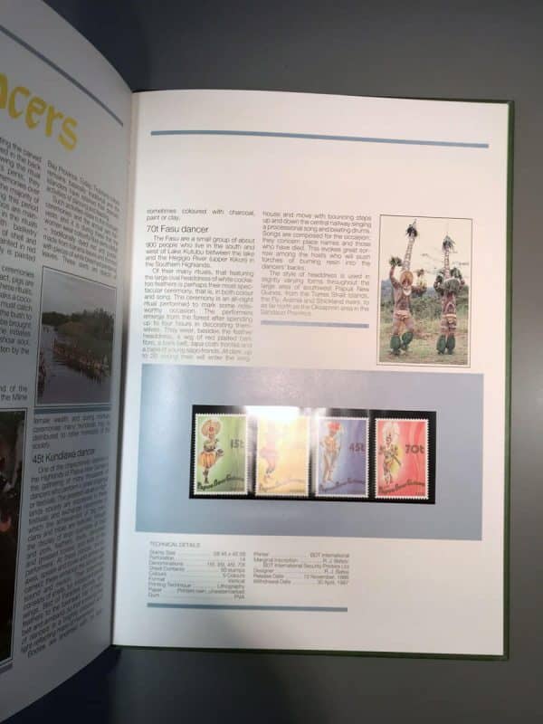 Papua Neu Guinea Briefmarken Jahrbuch 1986