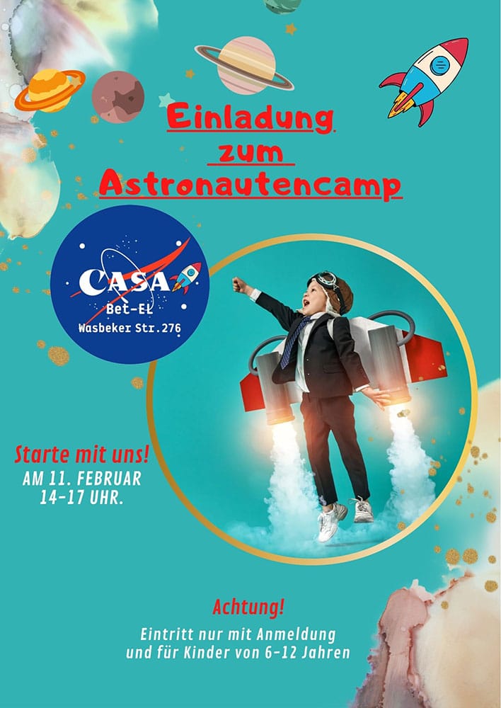Astronautencamp bei Casa Bet-EL