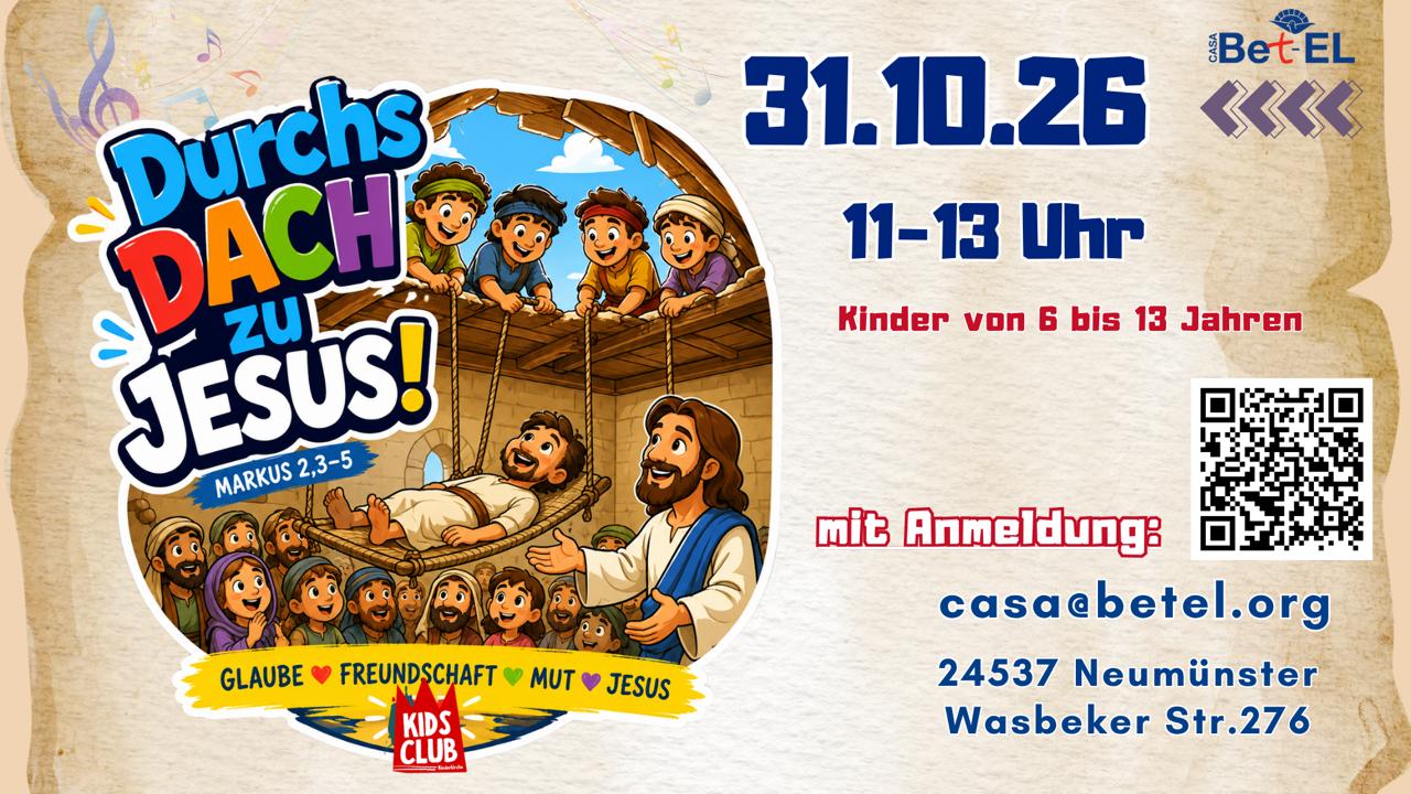 Sei mutig und stark!
